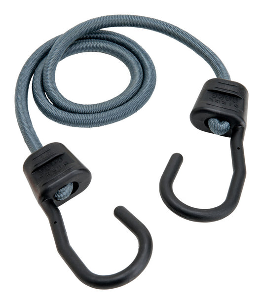 Keeper Ultra Gray Bungee Cord 32 in. L x 0.374 in. 1 pk (Pack of 10)