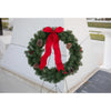 Holiday Bright Lights 30 in.   D Decorated Memorial Christmas Wreath with Stand (Pack of 4).