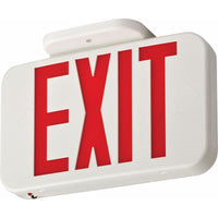 Lithonia Lighting Contractor Select Switch Hardwired LED White Exit Sign - Deal of The Week