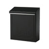 Architectural Mailboxes Townhouse Classic Galvanized Steel Wall Mount Black Mailbox - Open Box
