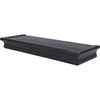 High & Mighty 2 in. H X 18 in. W X 6 in. D Black Wood Floating Shelf (Pack of 2)