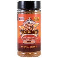 Blazing Star Bar-B-Q Rub/Seasoning 12.1 oz