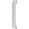 Prime-Line 1.38 in. D X 8 in. L Black Steel Gate Spring
