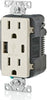 Leviton Decora 15 amps 125 V Type A/C Duplex Light Almond Outlet and USB Charger 5-15R 1 pk