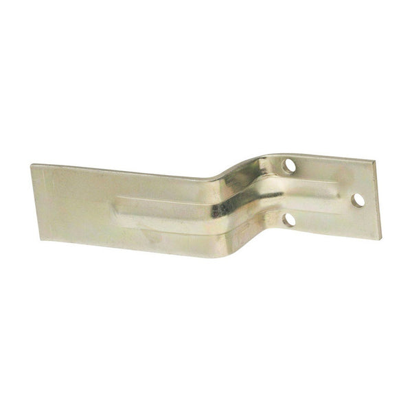 Soporte para barra abierta de acero plateado galvanizado de National Hardware, 1 pieza