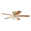 Westinghouse 52 in. Polished Brass Brown LED Indoor Ceiling Fan - Open Box
