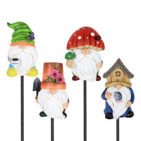 Exhart Assorted Metal/Resin 9 in. H Planter Stake (Pack of 12)