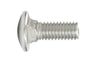Hillman 0.375 in. X 1 in. L Stainless Steel Carriage Bolt 25 pk