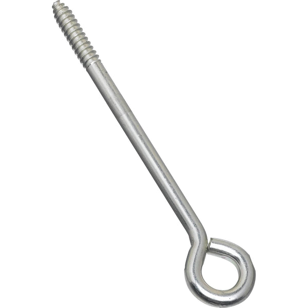 2150BC 3/8â€ x 8â€ Lag Screw Eyes - Zinc Plated