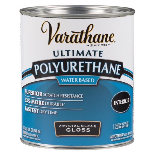 Varathane 200041H 1 Qt Gls Interior Water-Based Diamondpolyurethane Finish®  (Pack Of 2)