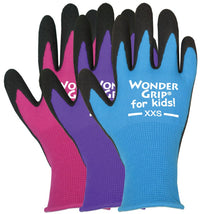 Wonder Grip Nitrile Wonder Grip Kids Gloves Assorted Colors, XXS