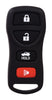 KeyStart Self Programmable Remote Automotive Replacement Key NIS012 Double For Nissan Infiniti