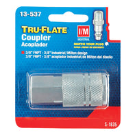 Tru-Flate Steel Quick Change Coupler 3/8 in. Female 1 pc