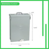 Square D HomeLine 100 amps 120/240 V 6 space 12 circuits Wall Mount Main Lug Load Center
