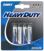 Dorcy Ultra Heavy Duty AAA Zinc Carbon Batteries 4 pk Carded