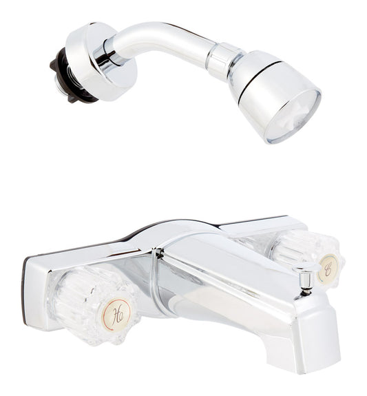 American Brass 2-Handle Chrome Plated Bath Faucet