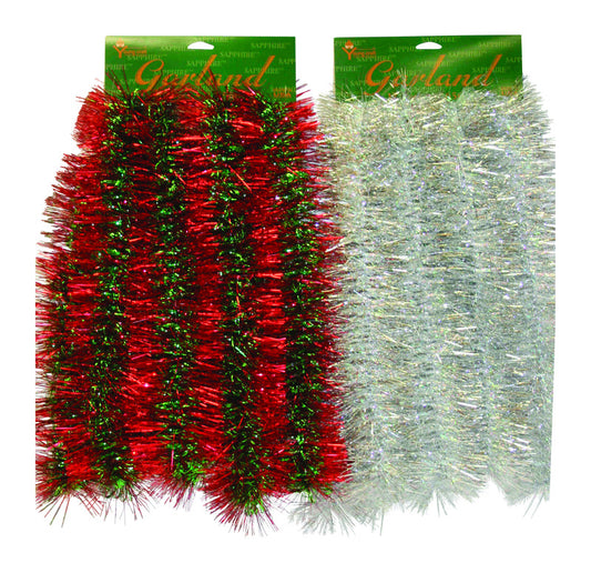 FC Young Multicolored Royal Tinsel Garland 10 ft. L (Pack of 6)