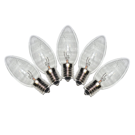 Holiday Bright Lights Incandescent C9 Clear 25 ct Replacement Christmas Light Bulbs 0.08 ft.