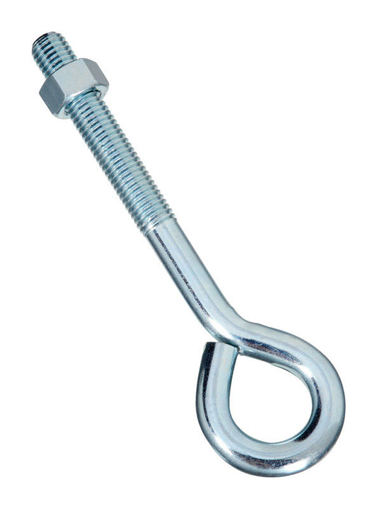 National Hardware 5/8 in. X 8 in. L Zinc-Plated Steel Eyebolt Nut Included