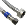 Lasco 3/8 in. Compression X 7/8 in. D Ballcock 16 in. Braided Stainless Steel Toilet Supply Line
