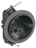 Carlon 26 cu in Round Polycarbonate 4 gang Ceiling Box Black