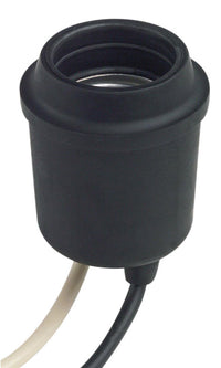 Leviton Plastic Medium Base Single Circuit Socket 1 pk (Pack of 25)