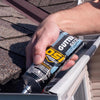 OSI GS121 White Synthetic Rubber Gutter and Seam Sealant 5 oz (Pack of 24).
