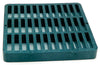 NDS 9 in. Green Square Polyethylene Drain Grate UV Resistant Heavy Duty for 9x9 Catch Basin Outdoor Water Management