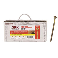 GRK Fasteners 3/8 in. in-lb X 6 in. L Star Washer Head Self Tapping Structural Screws