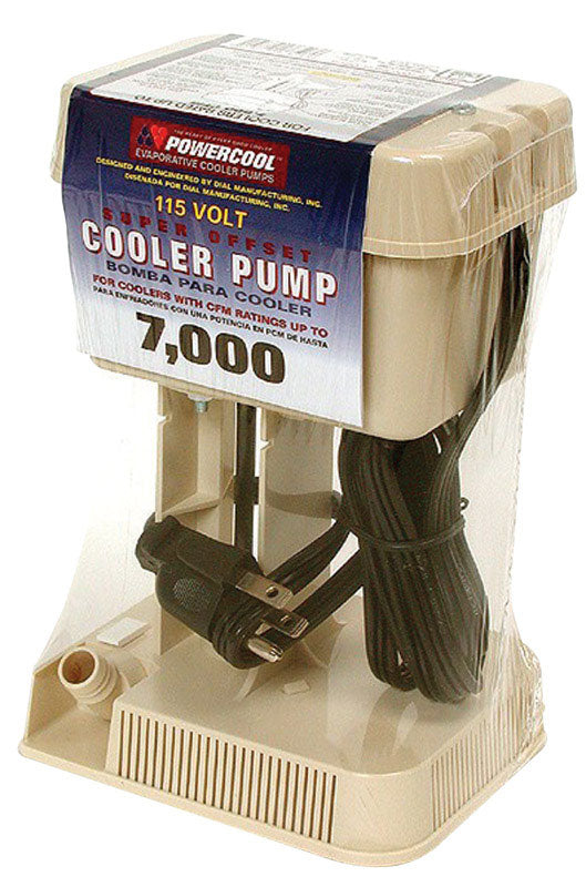 Dial Residential Economy Cooler Offset Pump for All Coolers 115V 7000 CFM and 250 GPH