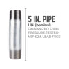 STZ Industries 1 in. MIP each X 1 in. D MIP Galvanized Steel 5 in. L Nipple