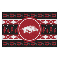 University of Arkansas Holiday Sweater Rug - 19in. x 30in.