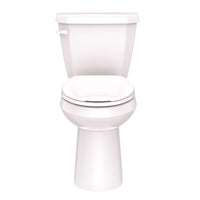 Gerber ADA Compliant 0.8 gal White Elongated Complete Toilet Kit