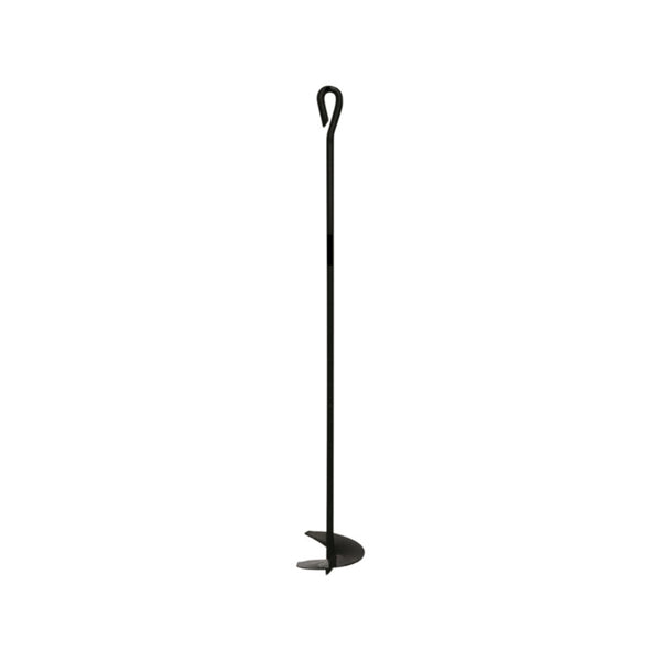 Anclaje de cabeza ovalada de acero con barrena de 1/2 pulg. de profundidad y 30 pulg. de largo, paquete de 1