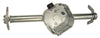 Raco RETRO-BASE 15.8 cu in Round Steel 1 gang Fan Box Gray