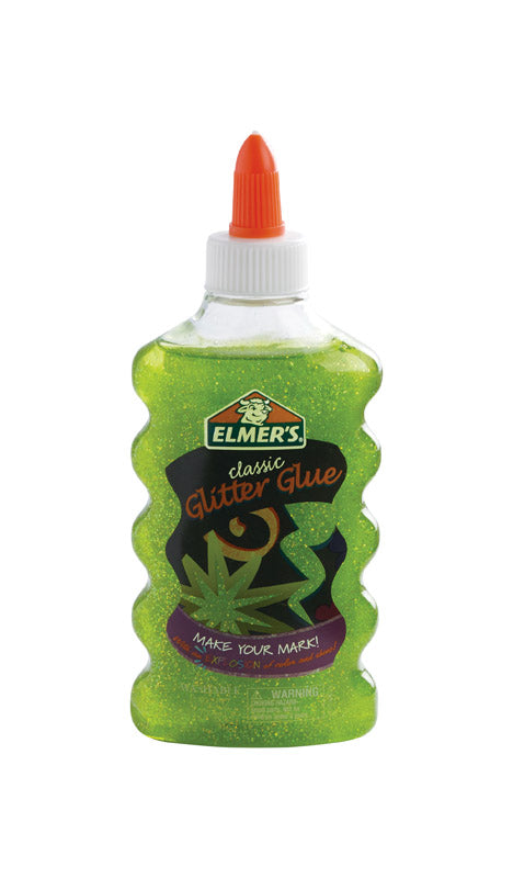 Elmer's Super Strength Polyvinyl acetate homopolymer Glitter Glue 6 oz. (Pack of 18)