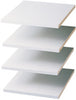 Easy Track 12 in. W X 14 in. D White Wood Shelf