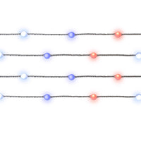 Twinkly Candies Pearl LED RGB 200 ct String Light String 9.8 ft.