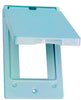 Sigma Engineered Solutions Rectangle Metal 1 gang Vertical GFCI Cover