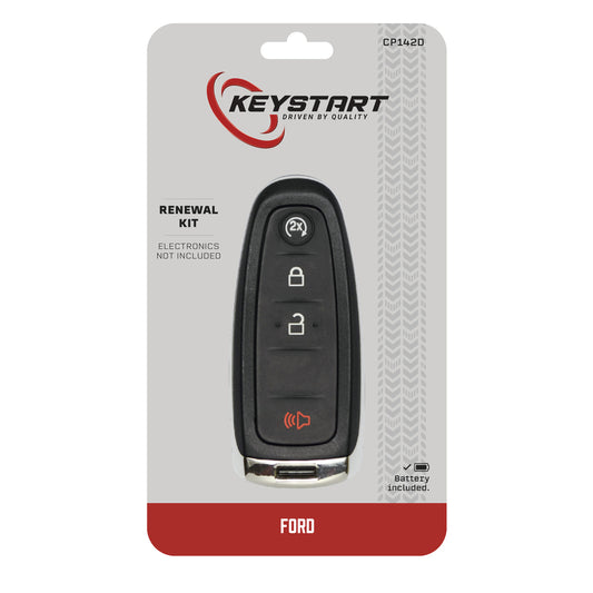 KeyStart Renewal KitAdvanced Remote Automotive Replacement Key CP142 Double For Ford