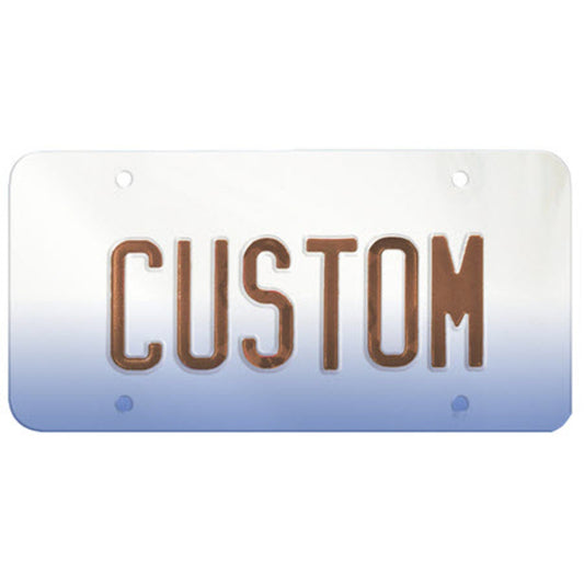 Custom Accessories Clear Polycarbonate License Plate Cover (Pack of 6).