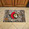 NHL - Ottawa Senators Camo Rubber Scraper Door Mat