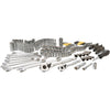 Stanley 1/4 and 3/8 in. drive Metric/SAE Mechanic's Tool Set 145 pc