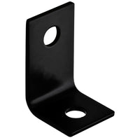 Hampton Black Steel Offset Leg Corner Brace (Pack of 20)