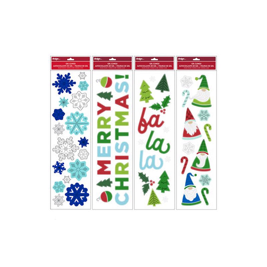 Impact Innovations Christmas Window Clings Multicolored Plastic 1 each (Pack of 24)