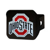 Ohio State University Black Metal Hitch Cover - 3D Color Emblem