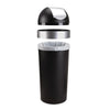 Umbra 16.4 gal. Black/Silver Venti Wastebasket (Pack of 3) - Open Box