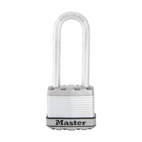Master Lock 1-9/16 in. H X 11/16 in. W X 1-3/4 in. L Steel Dual Ball Bearing Locking Weather-Resista