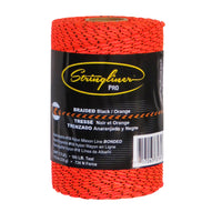 Stringliner PRO Mason's Line Refill 500 ft. Black/Orange Bonded Braided Line