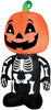 Gemmy Airblown 4.5 ft. LED Prelit Pumpkin Boy Skeleton Inflatable